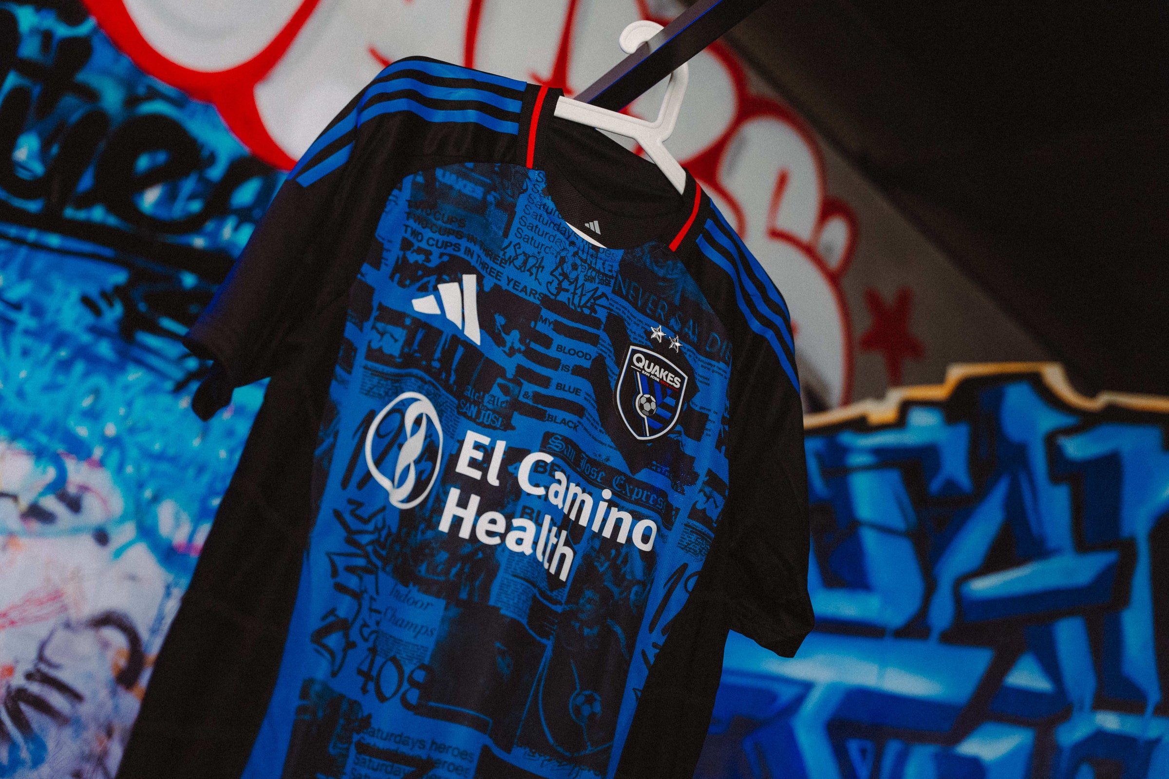 headliner punk kit against graffiti wall