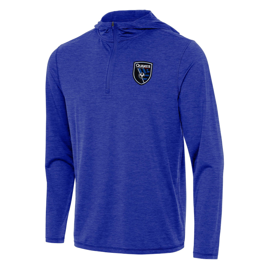 San Jose Earthquakes Blue 1/4 Zip Hoodie