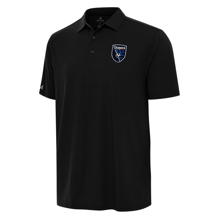 San Jose Earthquakes Black Short Sleeve Polo