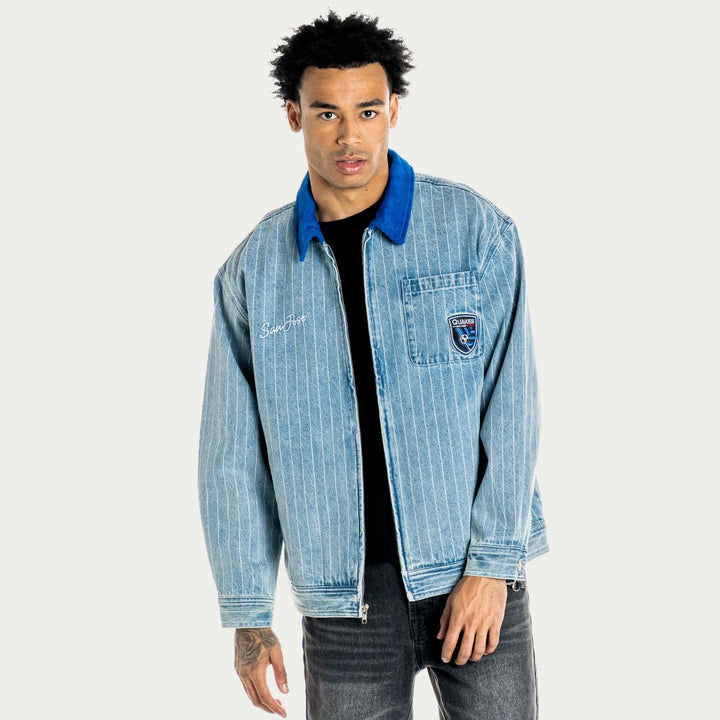 Unisex Denim San Jose Earthquakes Conductor Full-Zip Jacket