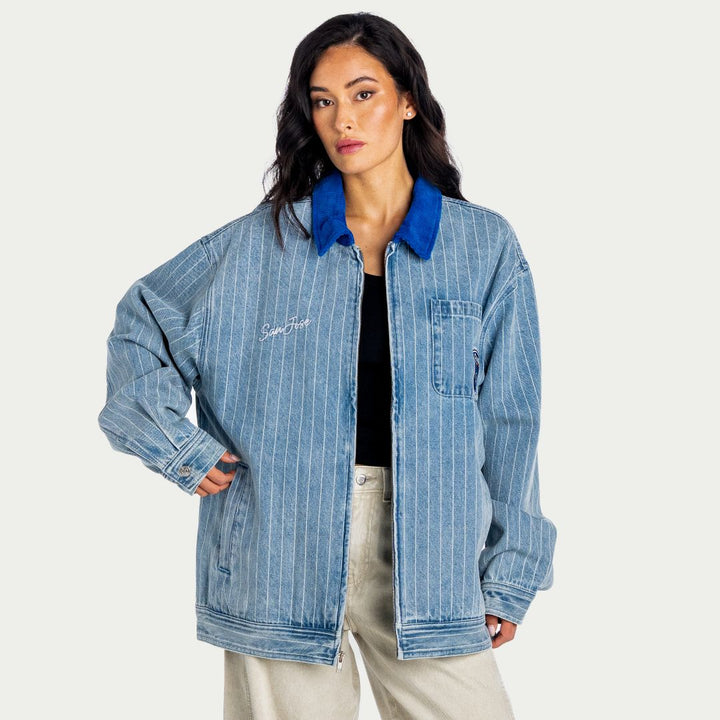 Unisex Denim San Jose Earthquakes Conductor Full-Zip Jacket