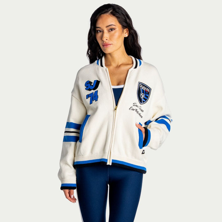 Unisex San Jose Earthquakes Jacquard Cardigan