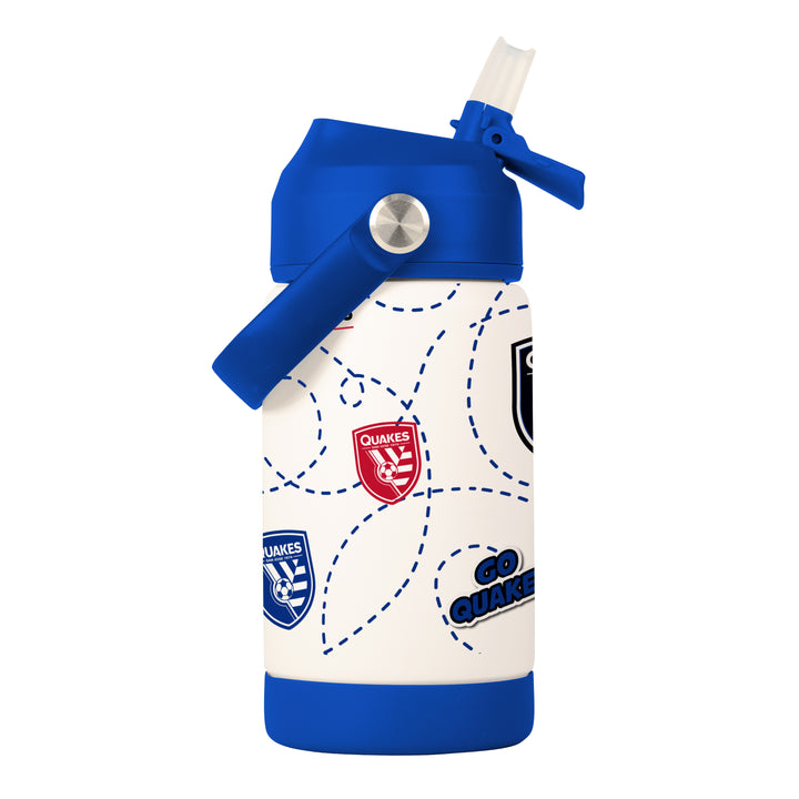 San Jose Earthquakes 12oz Mascot SS Kids Bottle