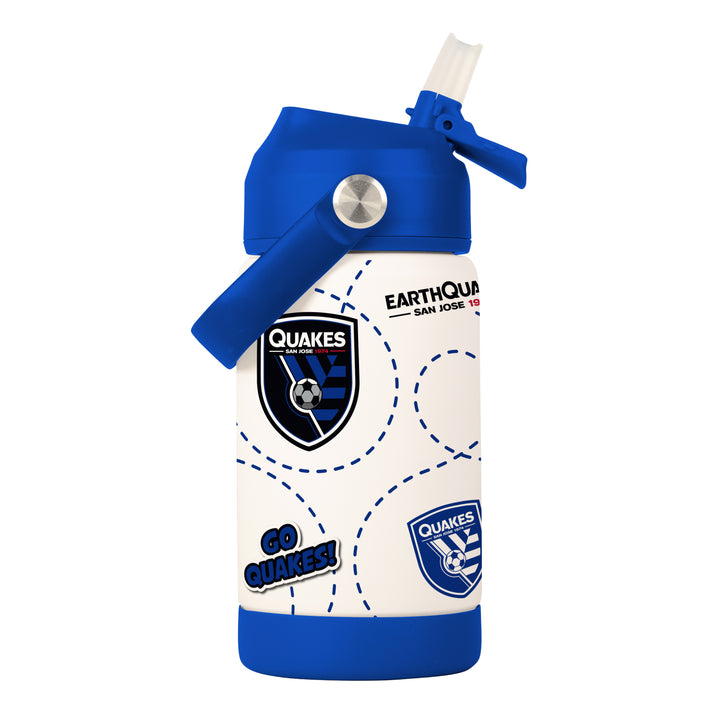 San Jose Earthquakes 12oz Mascot SS Kids Bottle