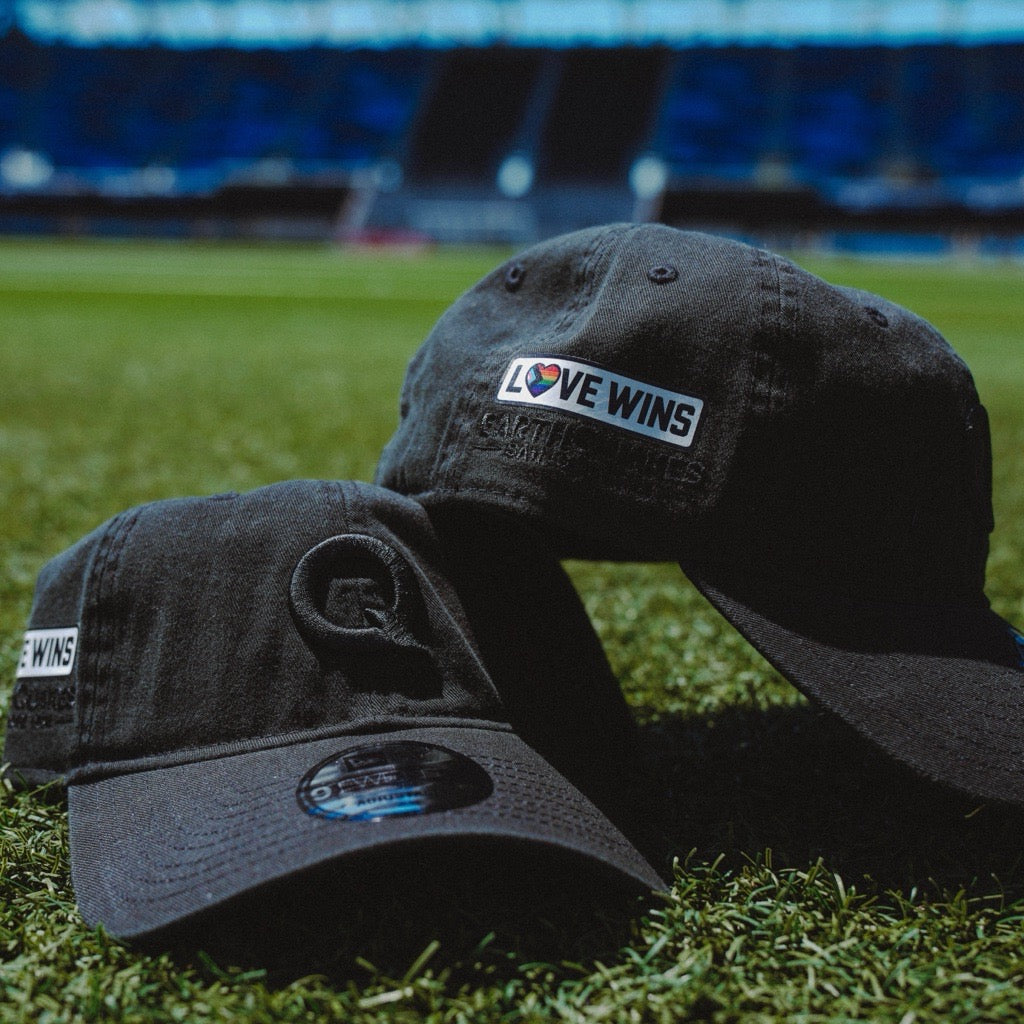 LOVE WINS QUAKES PRIDE 920 ADJUSTABLE HAT