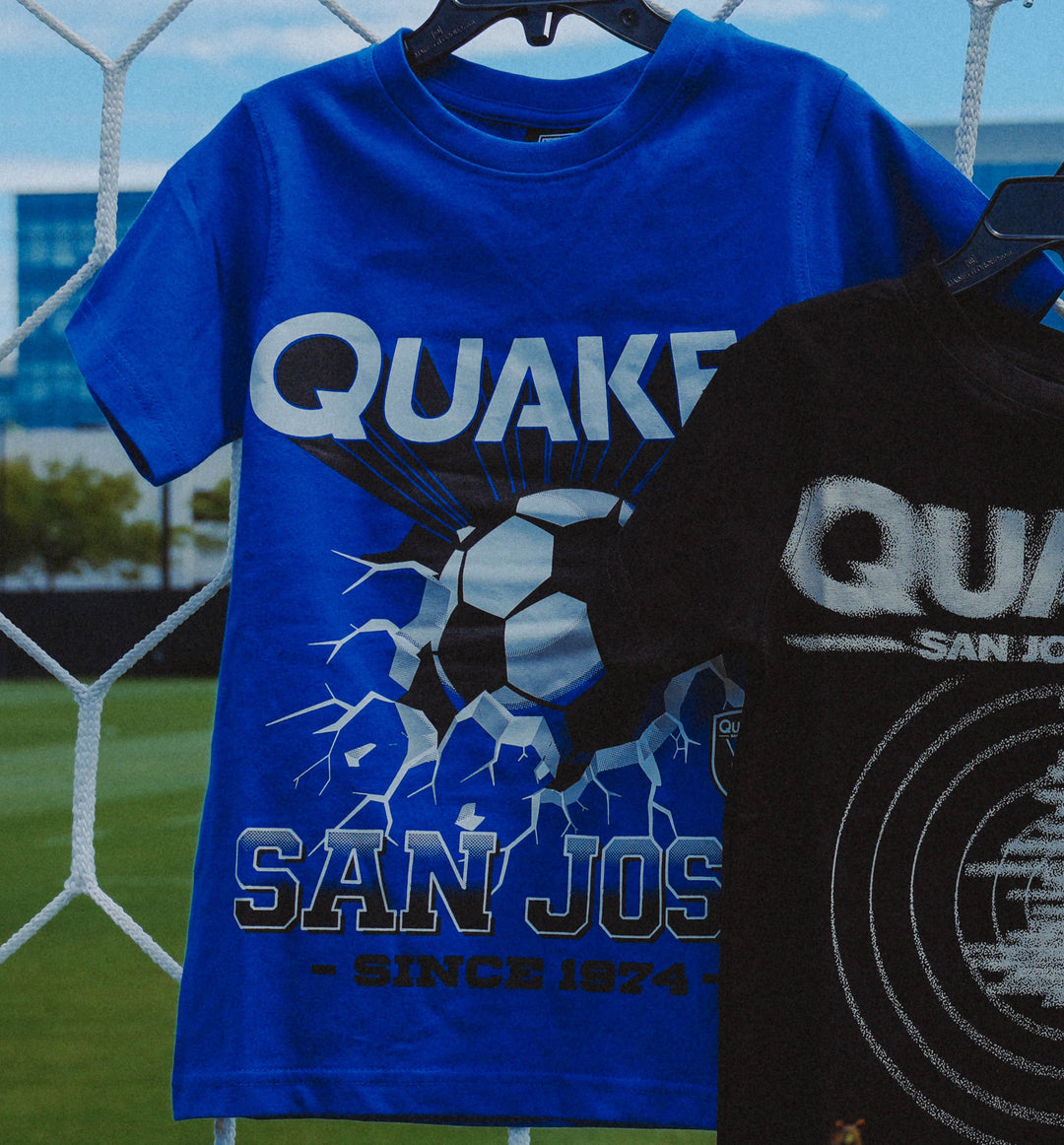 SMASH BALL BLUE KIDS TEE