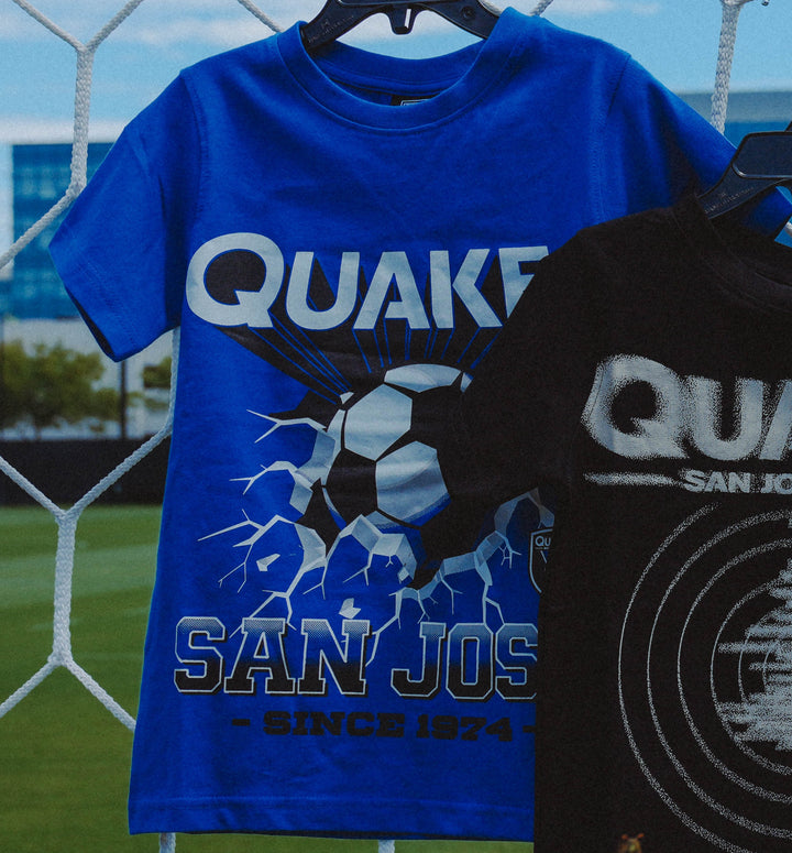SMASH BALL BLUE KIDS TEE