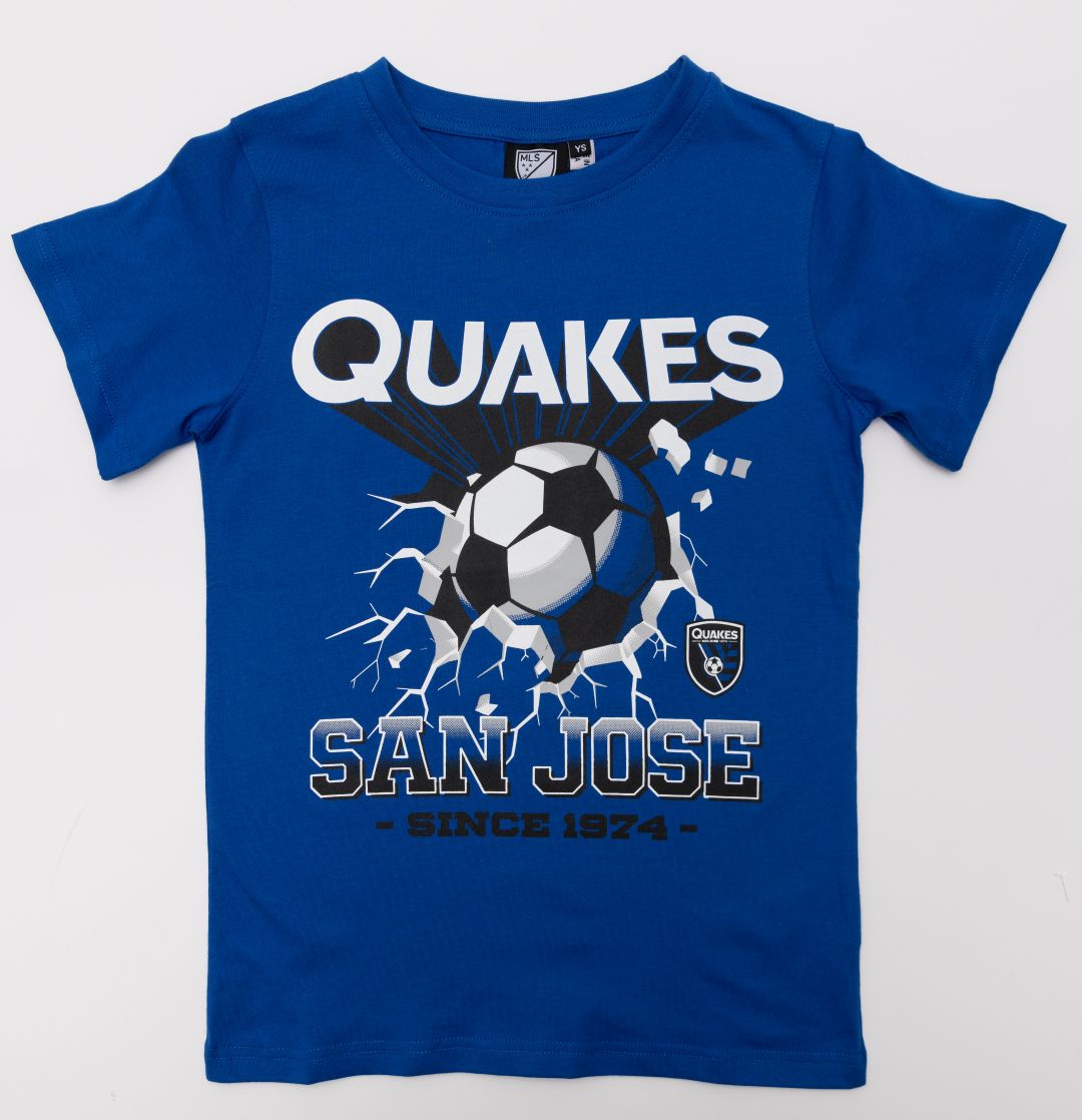 SMASH BALL BLUE KIDS TEE