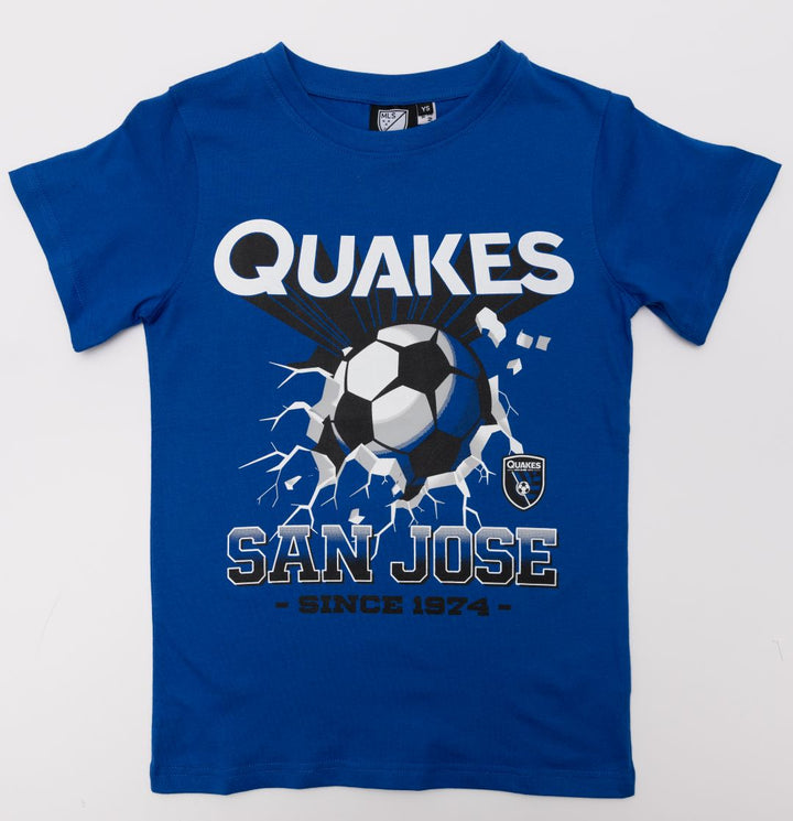 SMASH BALL BLUE KIDS TEE